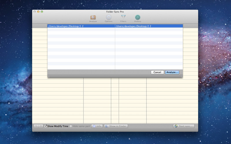 Folder Sync Pro 2.2 : Folder Sync Pro screenshot
