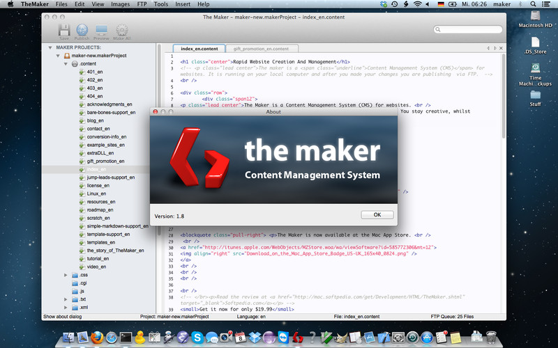 TheMaker 1.8 : TheMaker screenshot