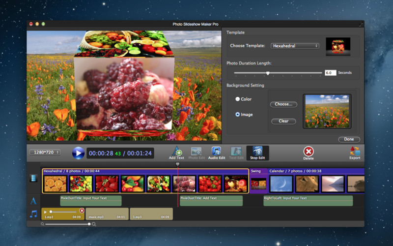 Photo Slideshow Maker Pro Lite 2.0 : Photo Slideshow Maker Pro Lite screenshot