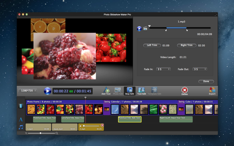 Photo Slideshow Maker Pro Lite 2.0 : Photo Slideshow Maker Pro Lite screenshot