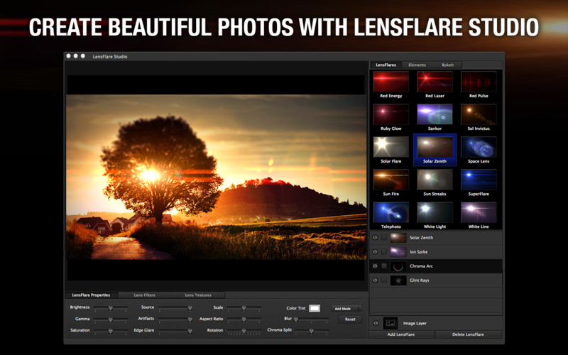 LensFlare Studio 2.1 : LensFlare Studio screenshot