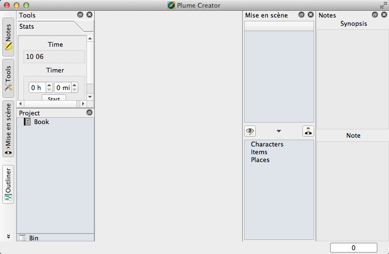 Plume Creator 1.0 : Main Window