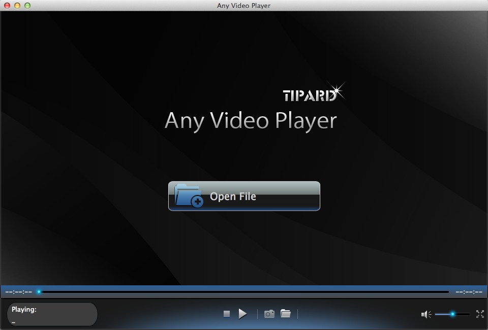 Any Video Player 6.0 : Main Window