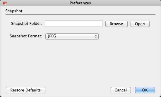 Any Video Player 6.0 : Preferences Window