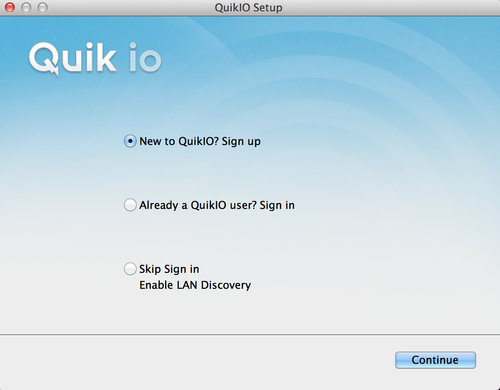 QuikIO 3.0 : Main window