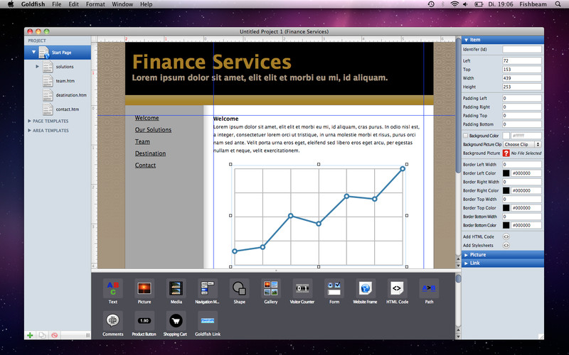Goldfish 3 Standard Edition 3.9 : Goldfish 3 Professional Edition screenshot