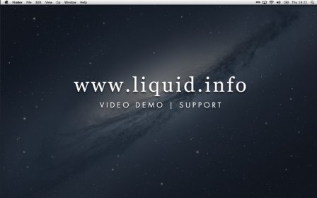 Liquid screenshot
