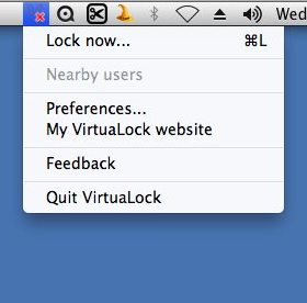VirtuaLock 1.0 : Main window