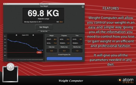 Weight Computer screenshot