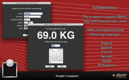 Weight Computer screenshot