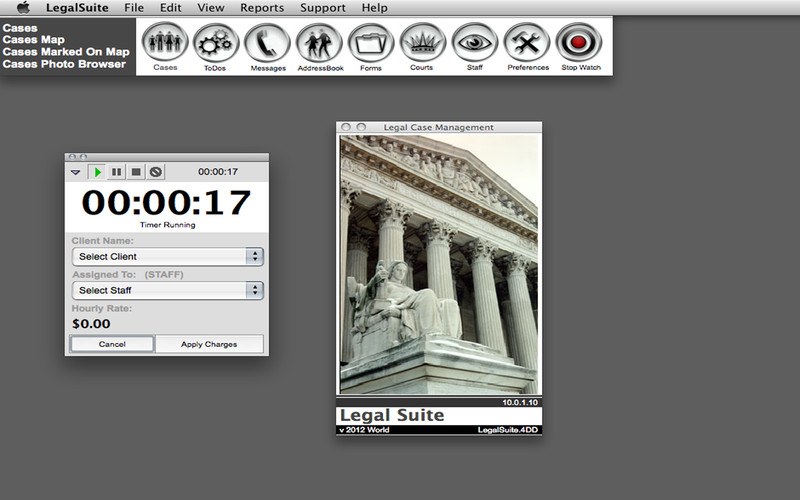 Legal Suite X 2012.1 : Legal Suite X screenshot