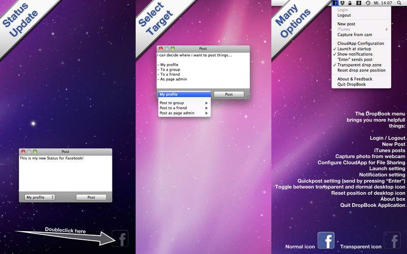 DropBook 2.1 : DropBook screenshot