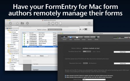 FormEntry Server screenshot