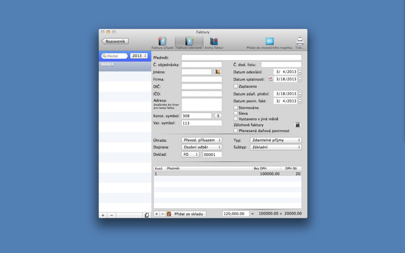 UctoX 1.4 : UctoX screenshot