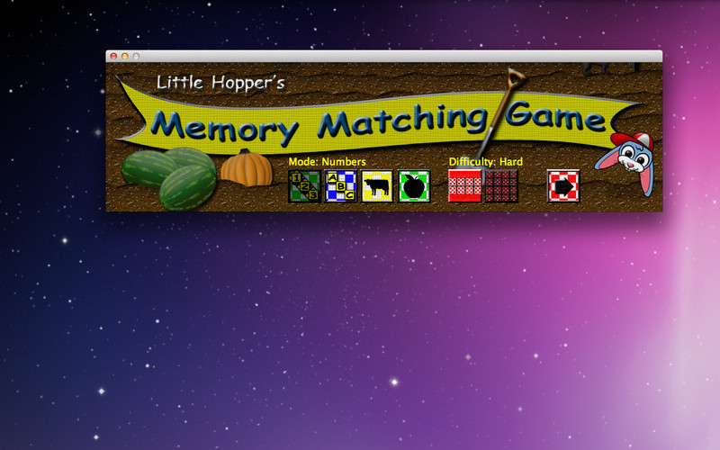Little Hopper's Memory Matching Game 2.0 : Little Hopper's Memory Matching Game screenshot