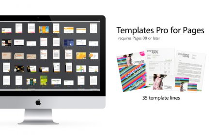 Templates Pro for Pages screenshot