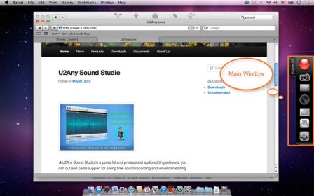 U2Any Screen Recorder screenshot