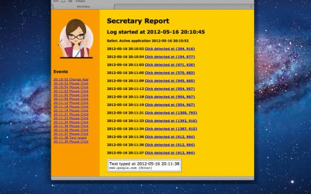 Secretary screenshot