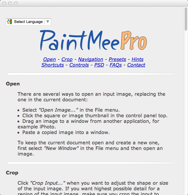 PaintMee Pro 1.2 : Help Guide