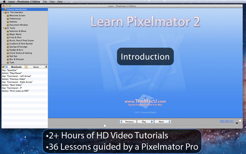 Learn - Pixelmator 2 Edition 3.1 : Learn - Pixelmator 2 Edition screenshot