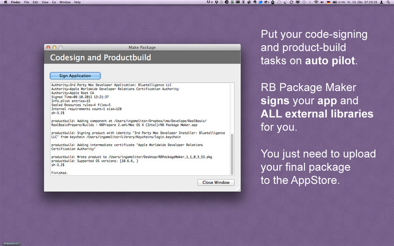 RB Package Maker Studio 2.1 : RB Package Maker screenshot