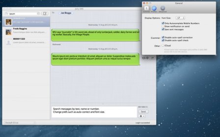 Jelly SMS screenshot