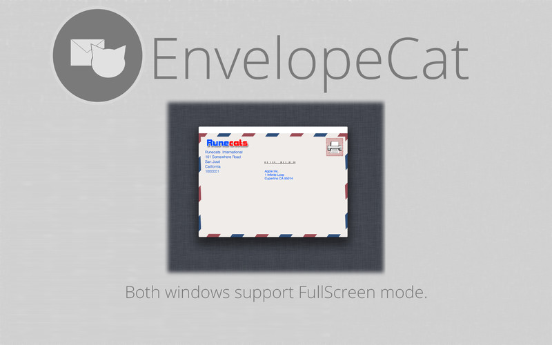 EnvelopeCat - Envelope Printer 2.4 : EnvelopeCat - Envelope Printer screenshot