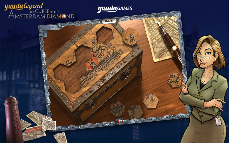 Youda Legend The Curse of the Amsterdam Diamond 1.1 : Youda Legend The Curse of the Amsterdam Diamond screenshot