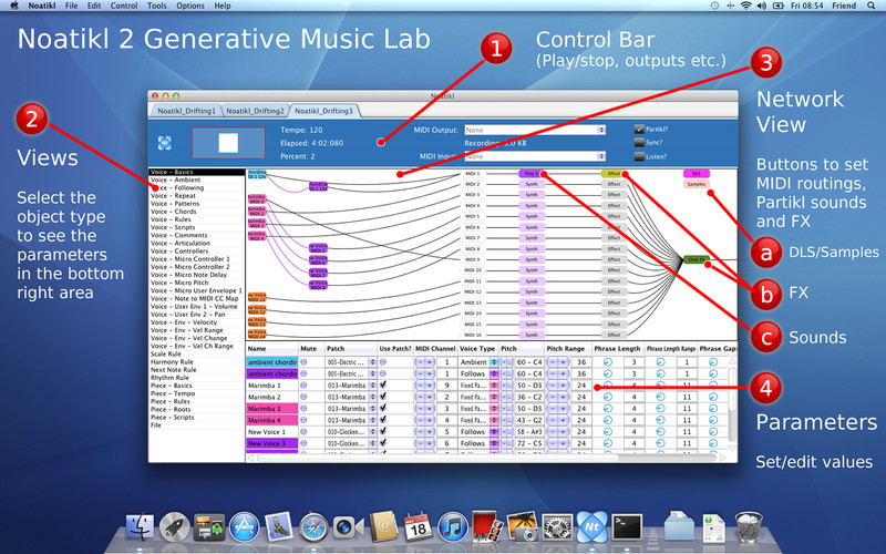 Noatikl 2 - Generative Music Lab 2.2 : Noatikl 2 - Generative Music Lab screenshot