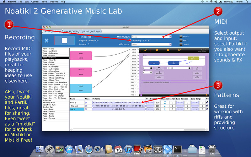 Noatikl 2 - Generative Music Lab 2.2 : Noatikl 2 - Generative Music Lab screenshot