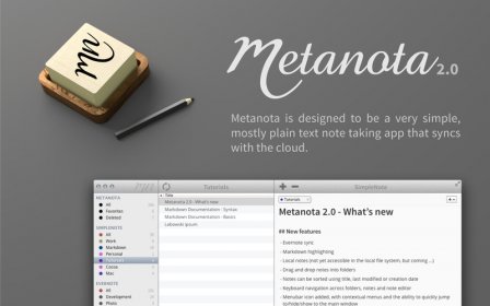 Metanota Pro screenshot