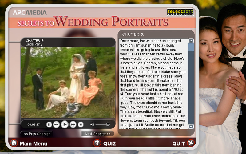 Secrets To Wedding Portraits 1.0 : Secrets to Wedding Portraits screenshot