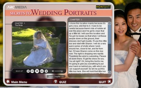Secrets to Wedding Portraits screenshot