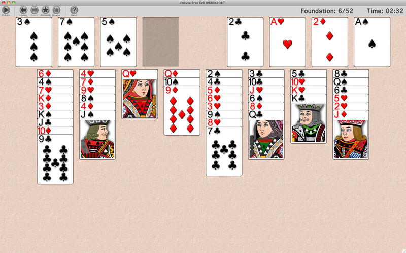 Deluxe Free Cell 1.0 : Deluxe Free Cell Solitaire screenshot