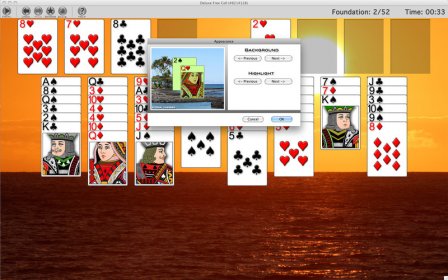 Deluxe Free Cell Solitaire screenshot