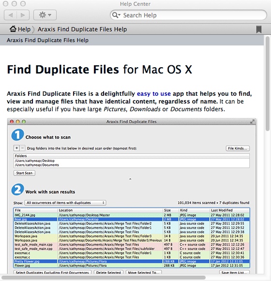 Araxis Find Duplicate Files 2013.4 : Help Guide