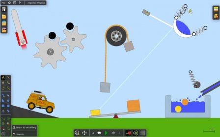 Algodoo Physics screenshot