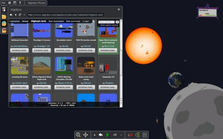 Algodoo Physics screenshot