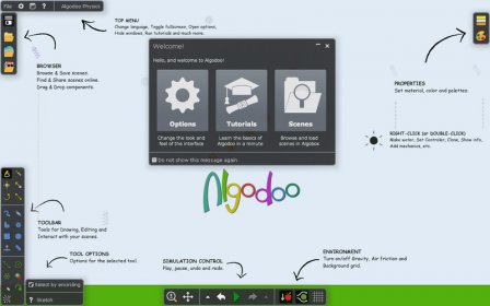 Algodoo Physics screenshot