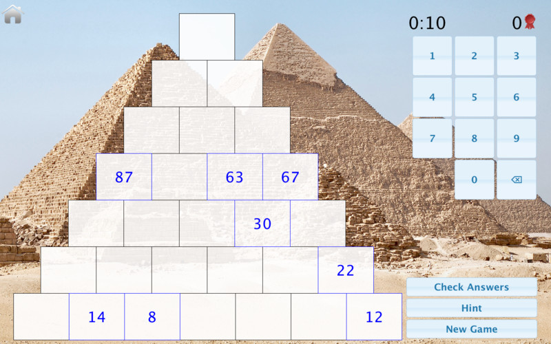 Simple Pyramids 2.4 : Number Pyramid screenshot