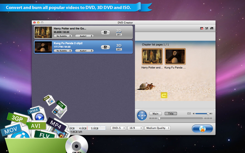LeawoDVDCreator 2.5 : DVD Creator screenshot