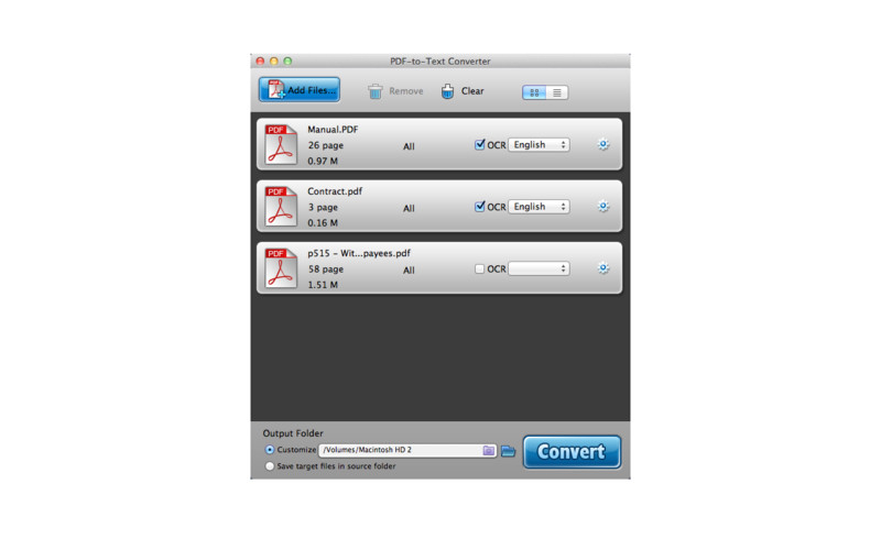 PDF2Text 1.0 : PDF-to-Text Converter screenshot