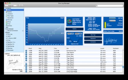 Dive Log Manager screenshot