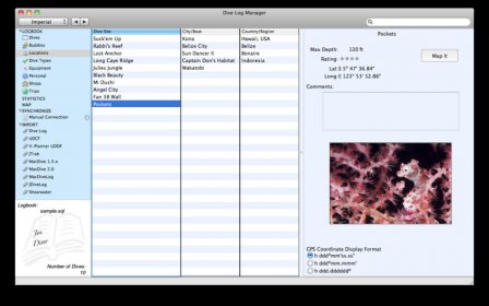 Dive Log Manager screenshot