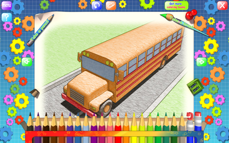 Vehicles Coloring Book 2.0 : Vehicles Coloring Book screenshot