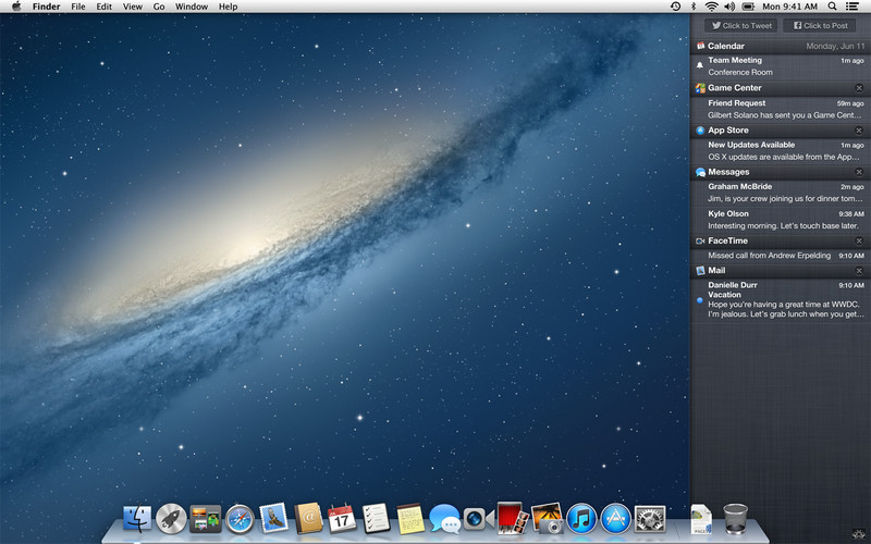 OS X Mountain Lion : OS X Mountain Lion screenshot