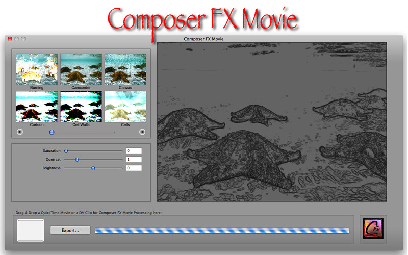 Composer FX Movie 2.8 : Composer FX Movie screenshot