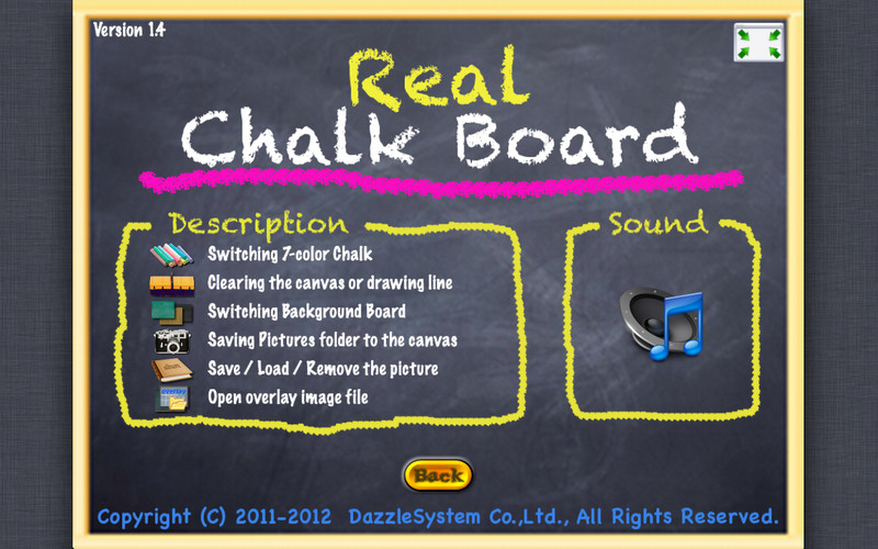Real ChalkBoard 1.4 : Real ChalkBoard screenshot