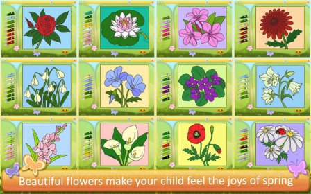 Color by Numbers - Flowers screenshot