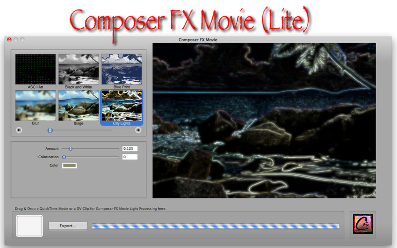 Composer FX Movie (Lite) 2.8 : Composer FX Movie (Lite) screenshot